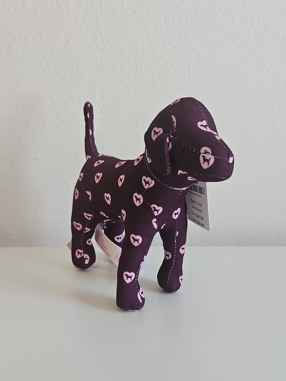 PINK Victoria's Secret Collectible Mini Plush Dog